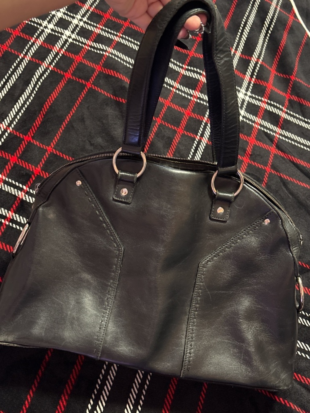 Yves Saint Laurent Vintage Leather Purse Y2K - Picture 5 of 11